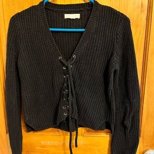 Aeropostale Front-Tie Sweater